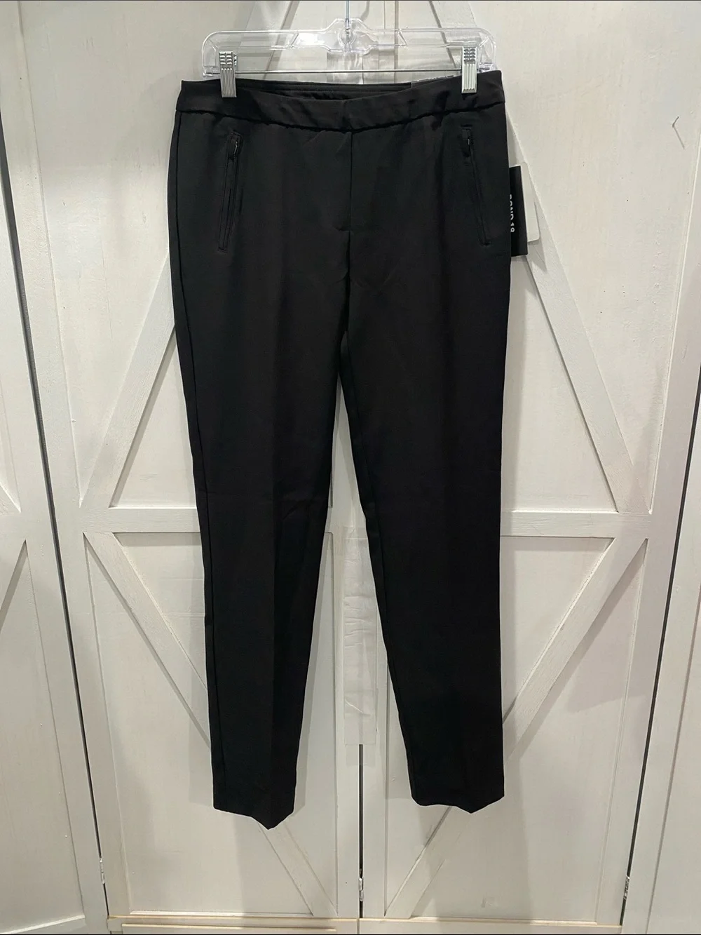 Zac & Rachel Bond 18 Black Trousers Slim Leg Size 6 NWT